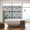 Glitzhome® 6ft. Black Galvanized Steel Floral Room Divider